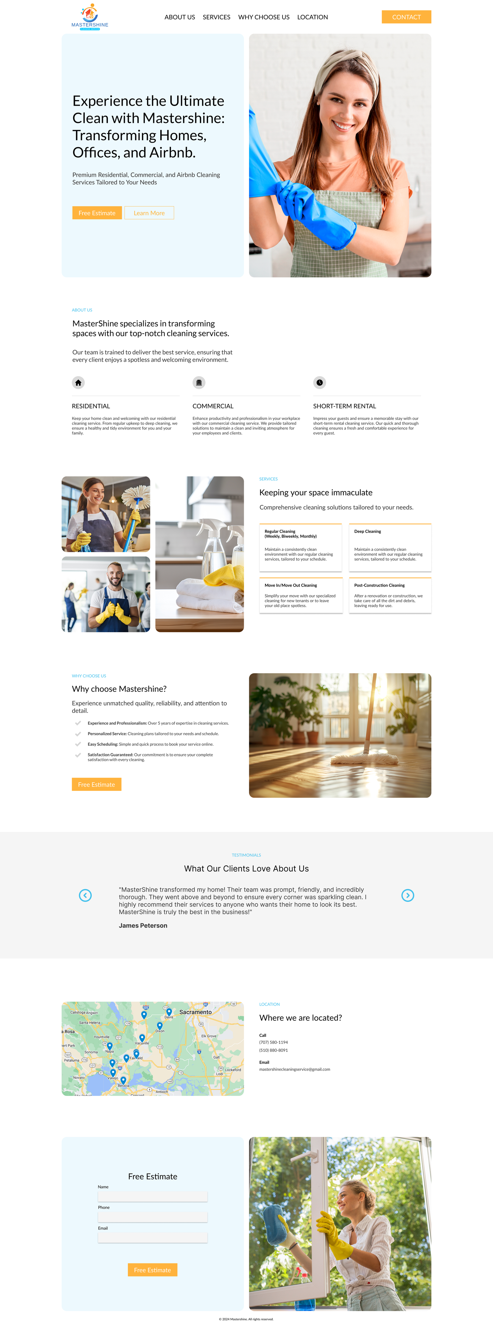Desktop Landing Page Version