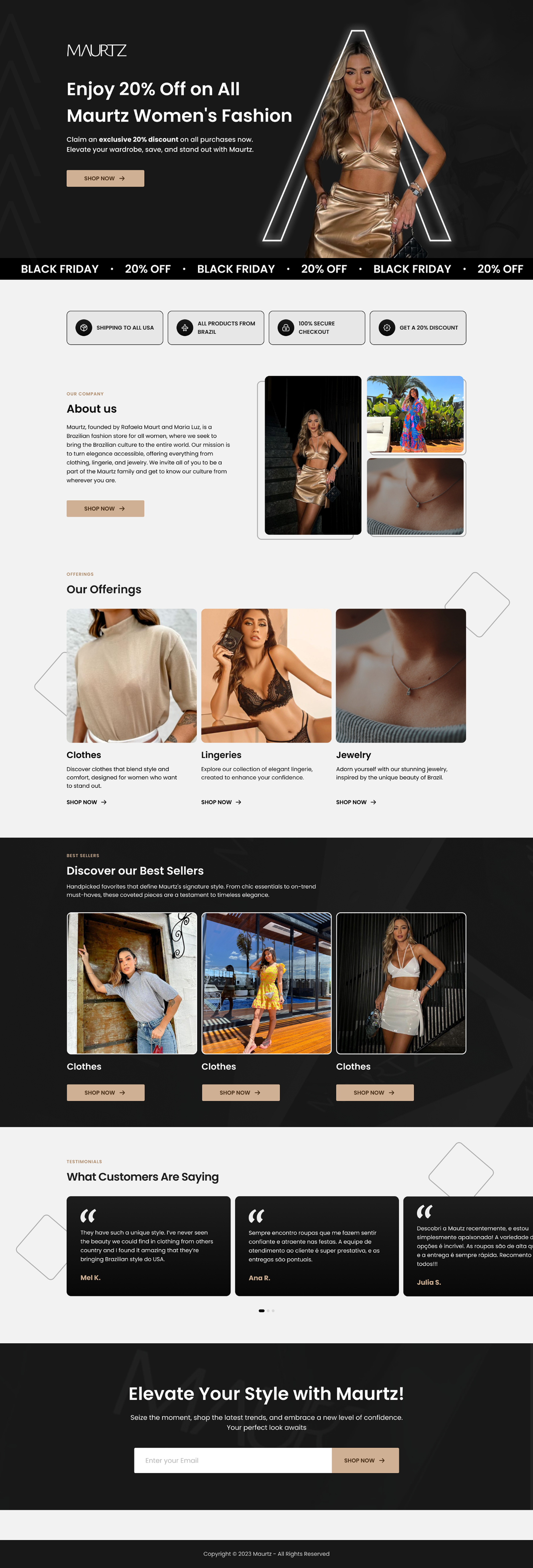 Sales Landing Page